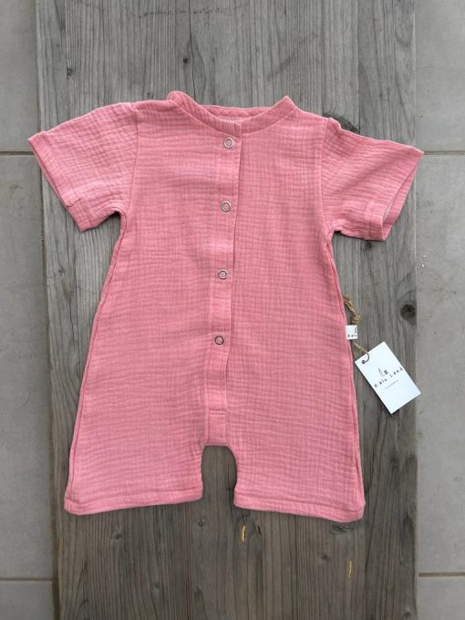 Summersuit din muselina organica pentru copii - imagine 3