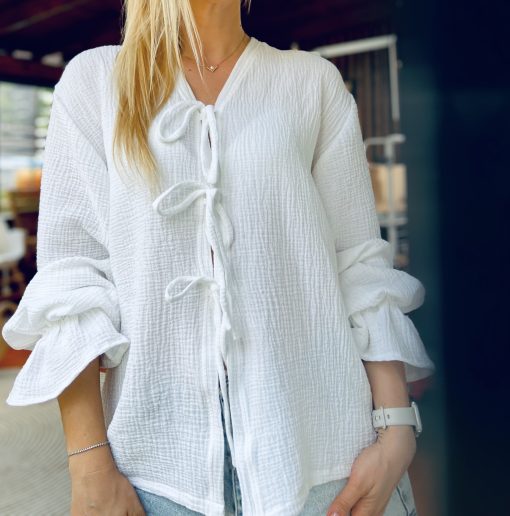 Bluza Daisy din muselina organica